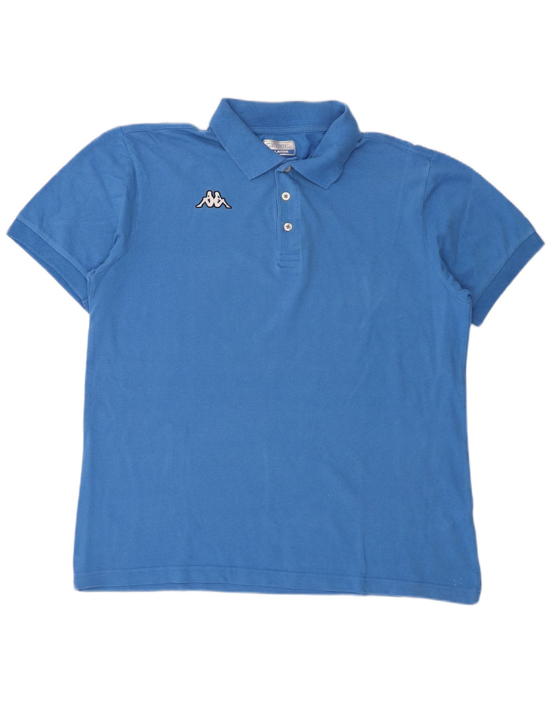 Kappa Herren Poloshirt XL Blau Baumwolle