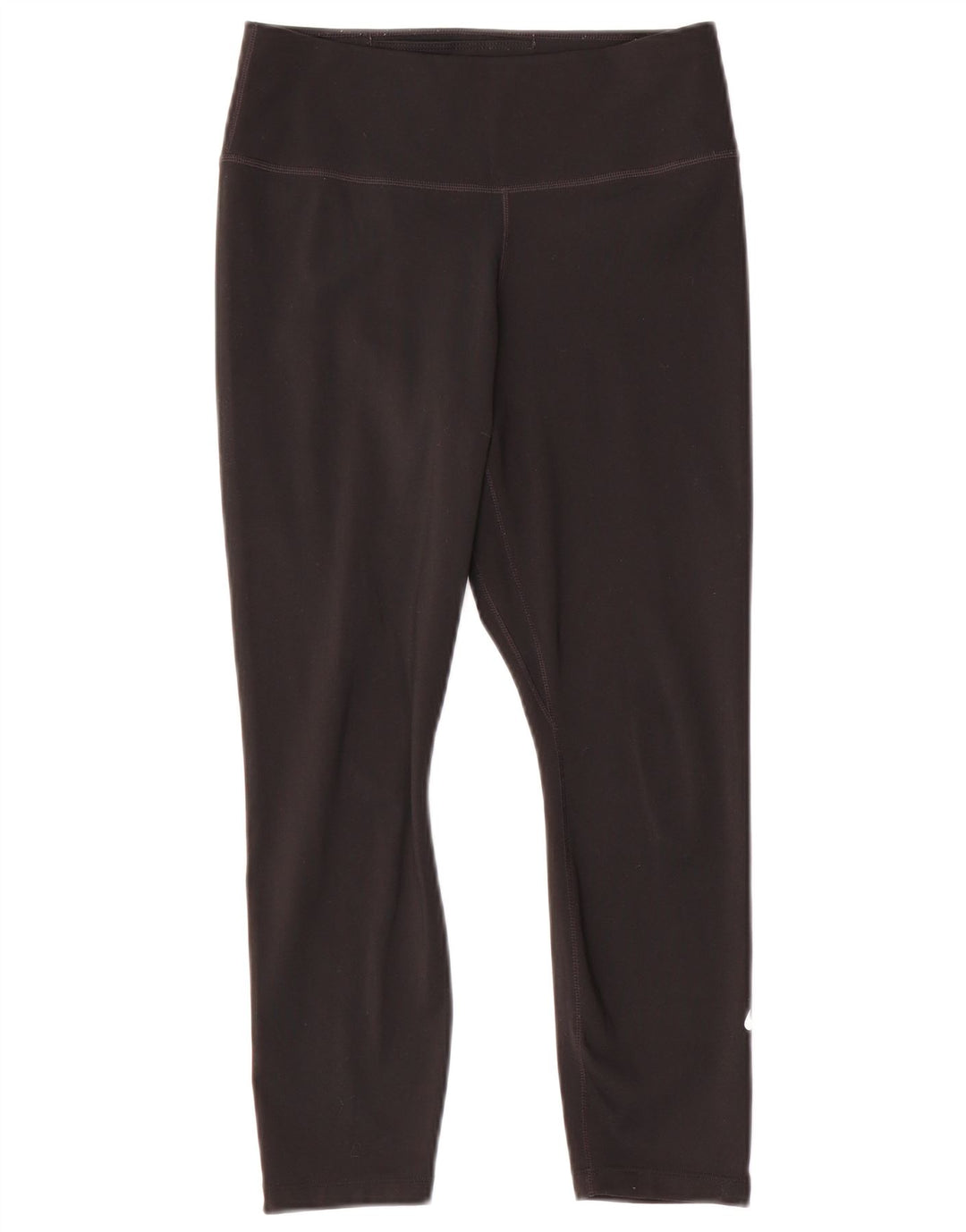 NIKE Womens Dri Fit Capri Leggings UK 10 Small Schwarz Polyester