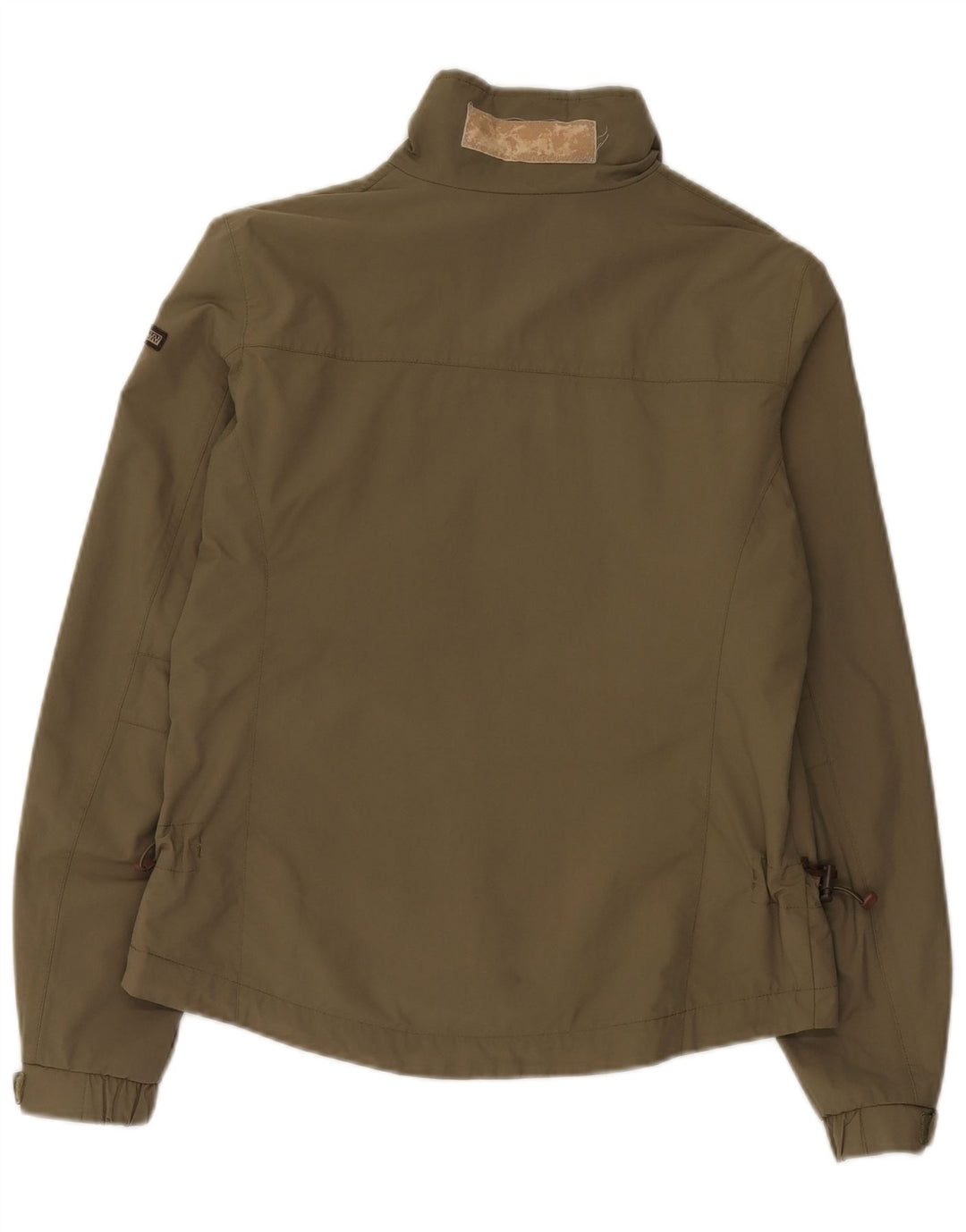 Napapijri Damen Regenjacke UK 16 Large Khaki Nylon