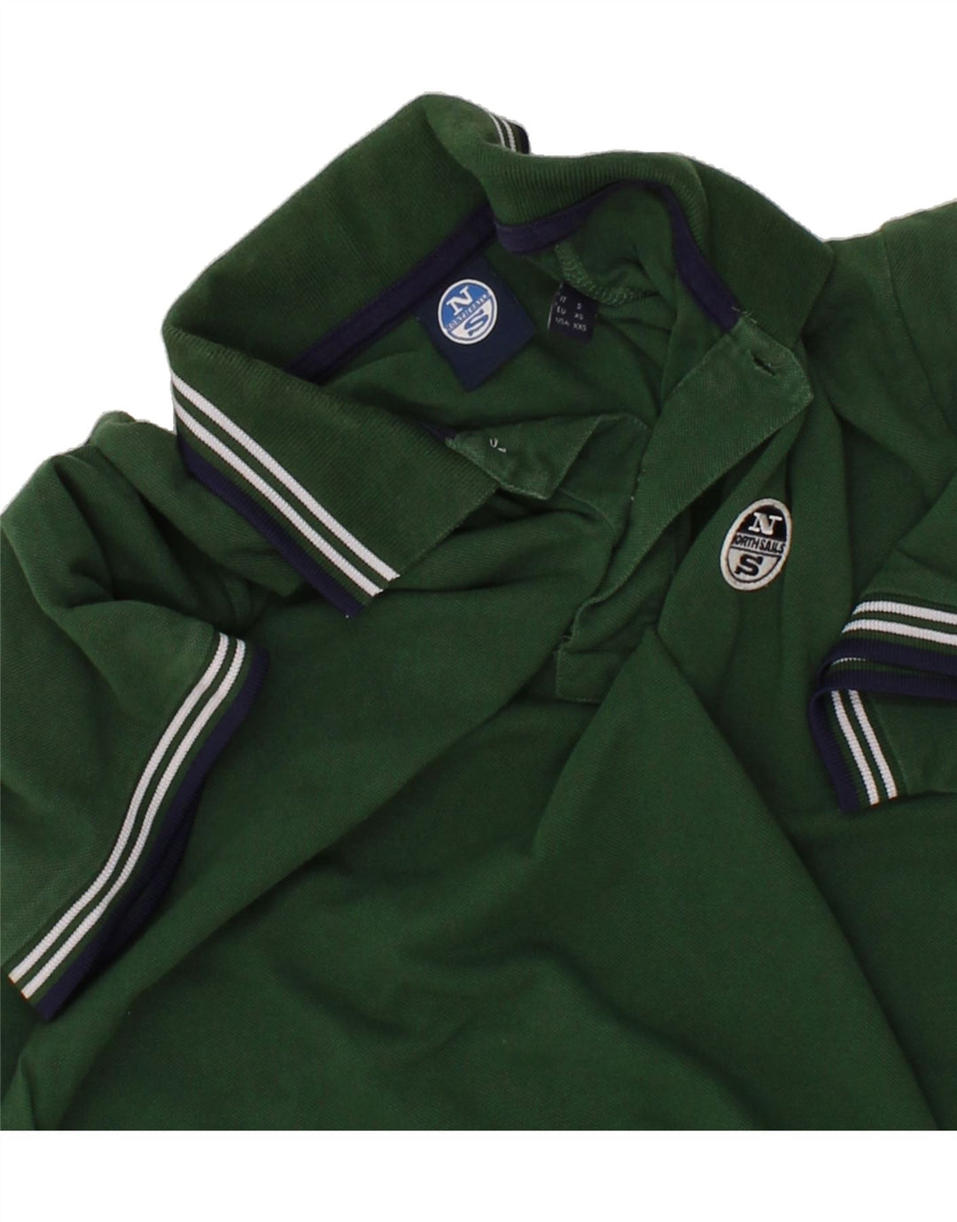 NORTH SAILS Mens Polo Shirt Small Green Cotton Vintage North Sails and Second-Hand North Sails from Messina Hembry 