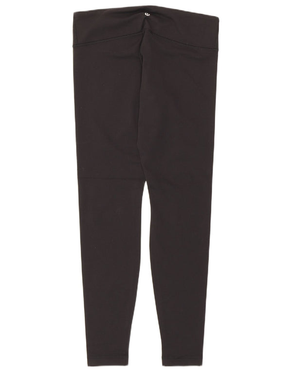 Lululemon Damen Leggings US 10 Large Schwarz Nylon