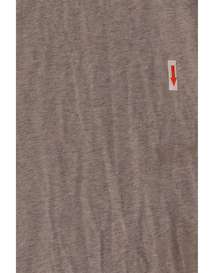 Tommy Hilfiger Herren-T-Shirt mit normaler Passform, mittelgrauer Baumwolle