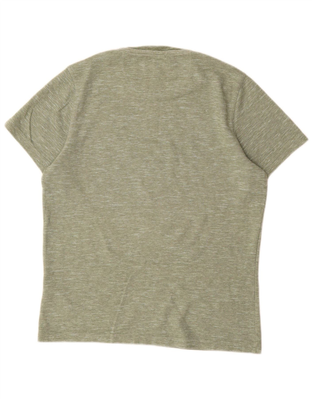 Barbour Herren-T-Shirt-Oberteil, klein, grün gefleckte Baumwolle