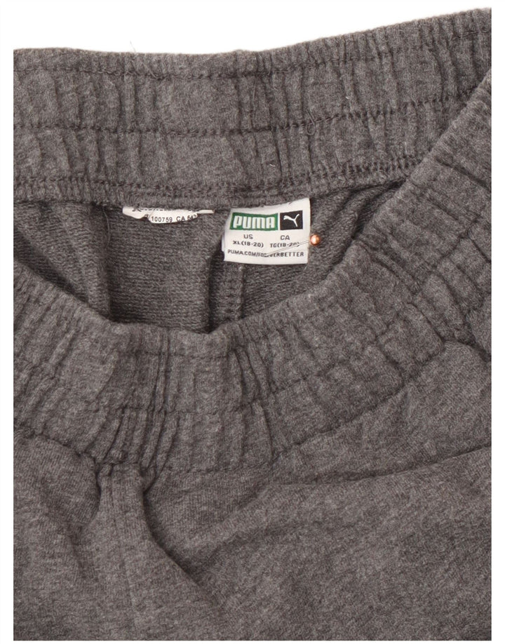 PUMA Jungen-Trainingshose, Jogginghose, 15–16 Jahre, XL, Grau