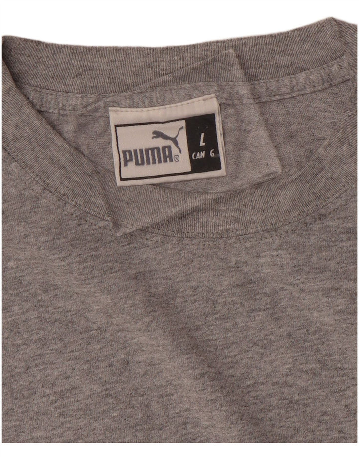 PUMA Herren Graphic T-Shirt Top Large Grau