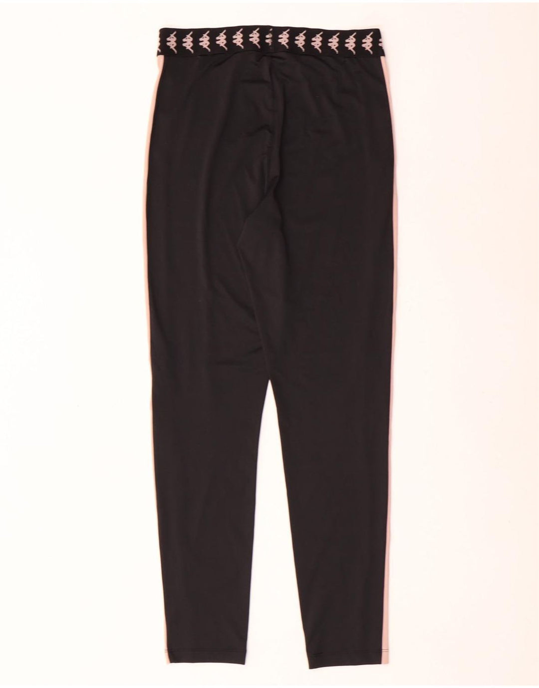 Kappa Damen Tezenis Graphic Leggings UK 8 Small Schwarz Colourblock