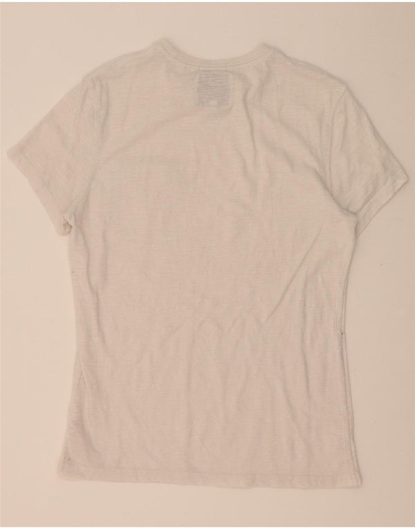 Jack Wills Herren-T-Shirt mit schmaler Passform, groß, aus weißer Baumwolle