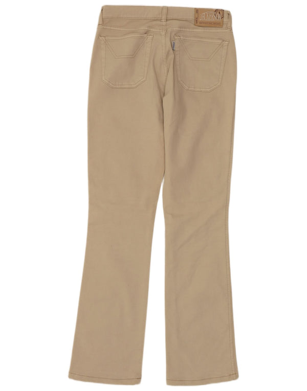 JECKERSON Damen Bootcut Jeans W29 L31 Beige Baumwolle