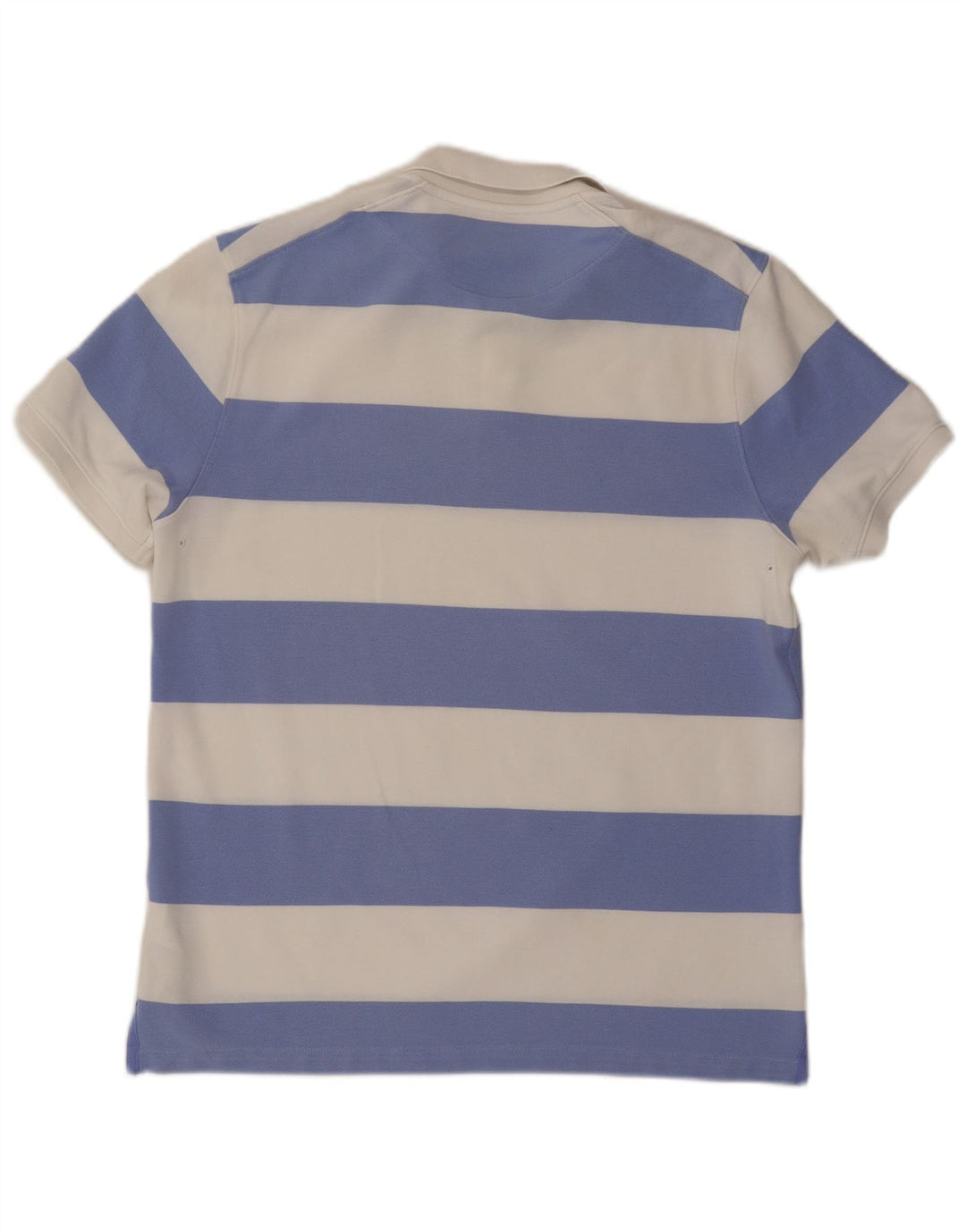 NIKE Herren Dri Fit Rugby-Poloshirt, groß, weiß gestreift, Baumwolle