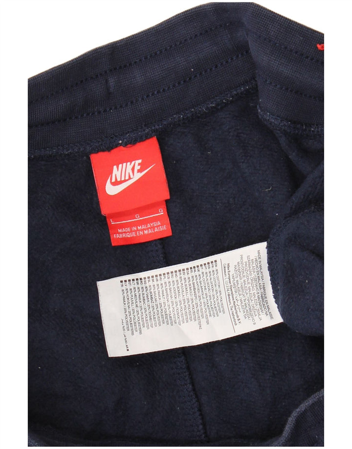 Nike Herren-Trainingshose, Jogginghose, groß, marineblau, Baumwolle