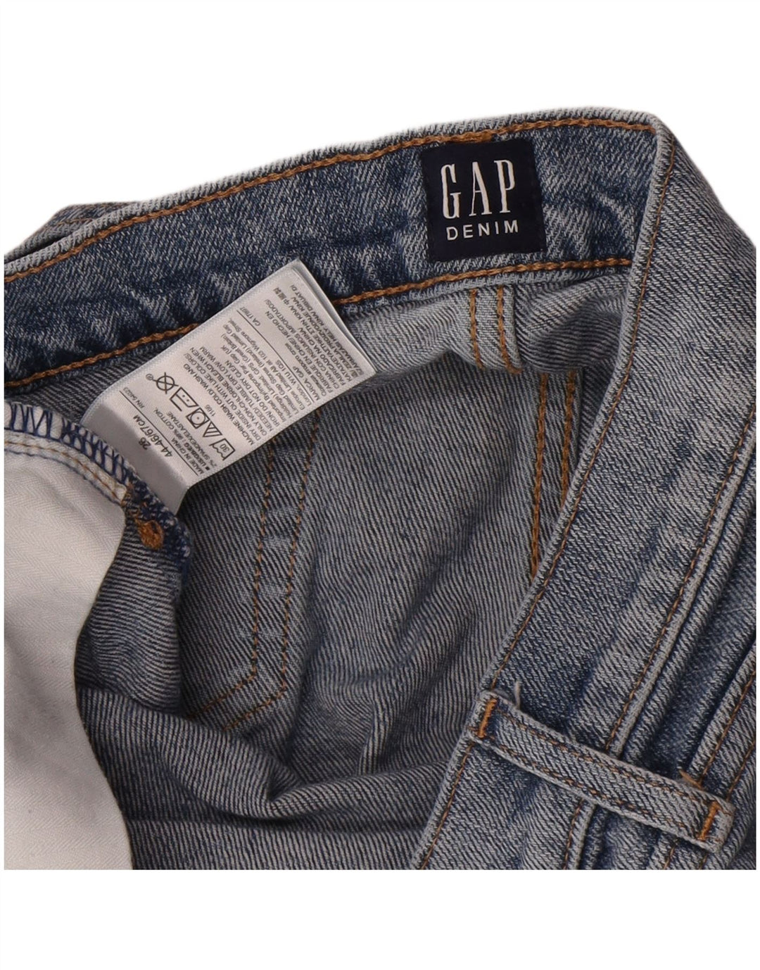 Gap Damen Slim Jeans W26 L27 Blaue Baumwolle