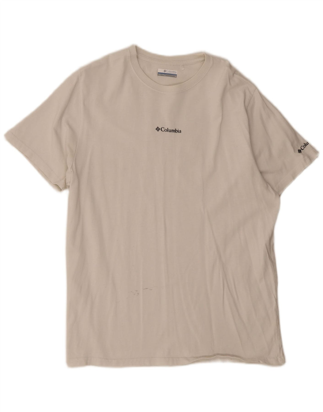 Columbia Herren-T-Shirt mit Grafik, groß, aus weißer Baumwolle