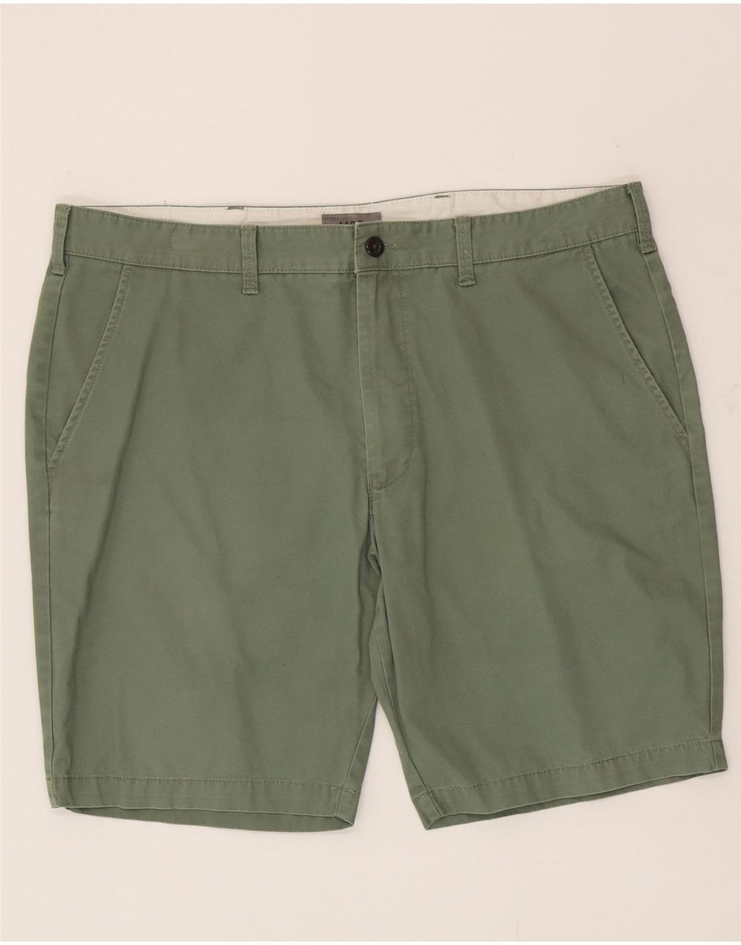 Marks & Spencer Herren Chinoshorts W38 XL Grüne Baumwolle