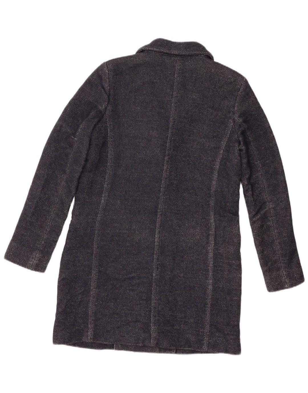 Massimo Dutti Damenmantel EU 36 XS Marineblaue Wolle