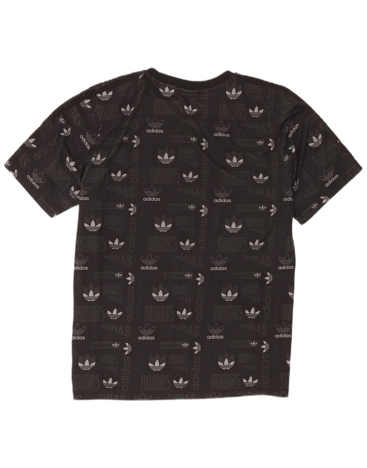 Adidas Herren Grafik T-Shirt Top Large Schwarz Polyester