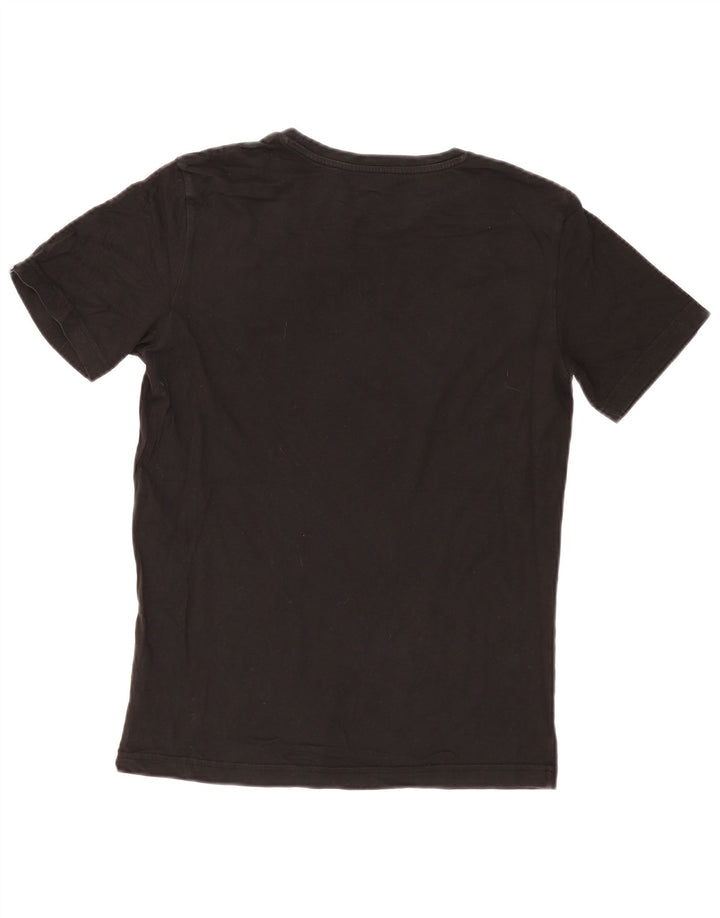 Puma Herren Grafik T-Shirt Top Small Schwarz Baumwolle