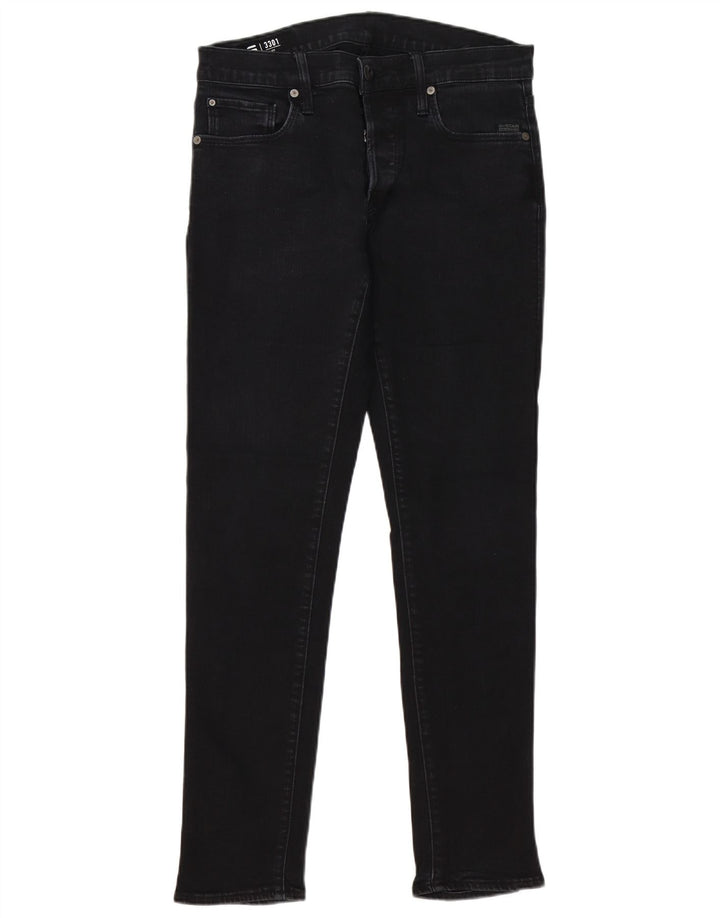 G-Star Herren 3301 Slim Jeans W30 L32 Schwarz