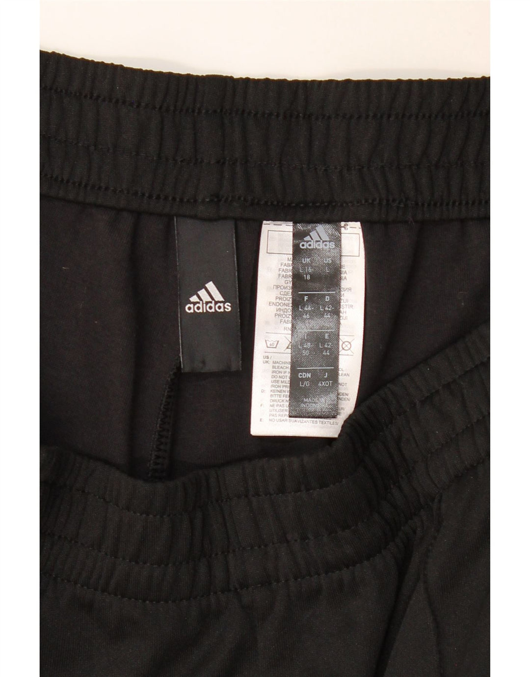Adidas Damen Trainingshose UK 16/18 Large Schwarz Polyester