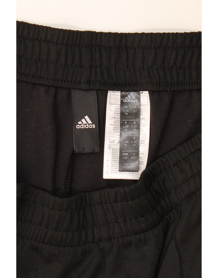 Adidas Damen Trainingshose UK 16/18 Large Schwarz Polyester