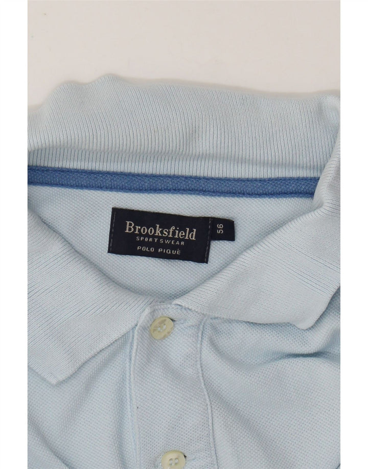 BROOKSFIELD Herren Poloshirt IT 56 XL Blau Baumwolle
