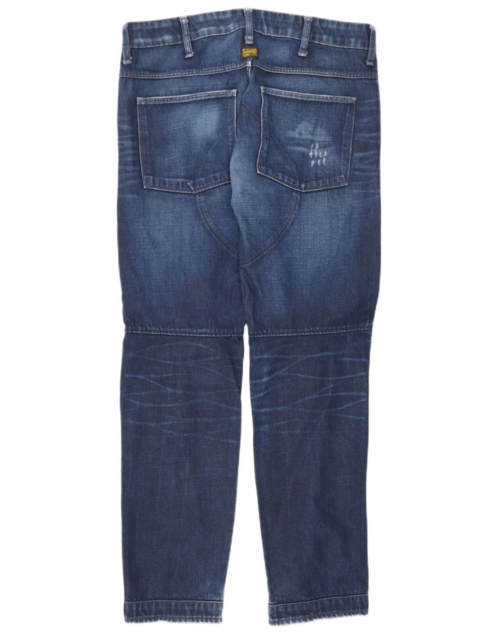 G-Star Herren Distressed Slim Jeans W32 L30 Marineblau