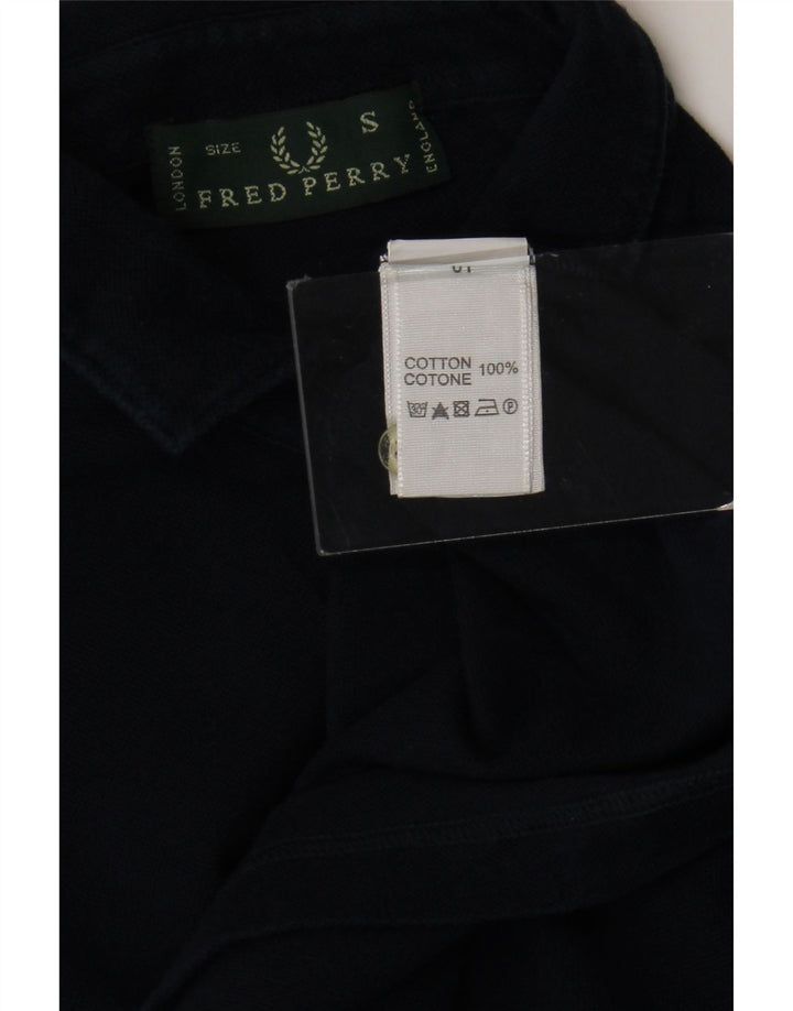 Fred Perry Herren-Poloshirt, klein, marineblau, Baumwolle
