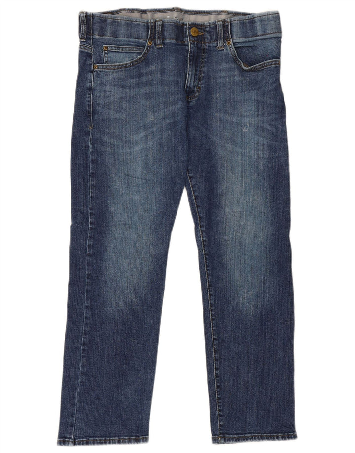 Lee Herren Straight Jeans W34 L27 Blau
