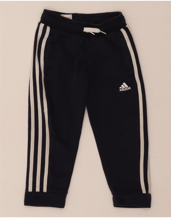Adidas Jungen Trainingshose Jogger 4-5 Jahre Marineblaue Baumwolle