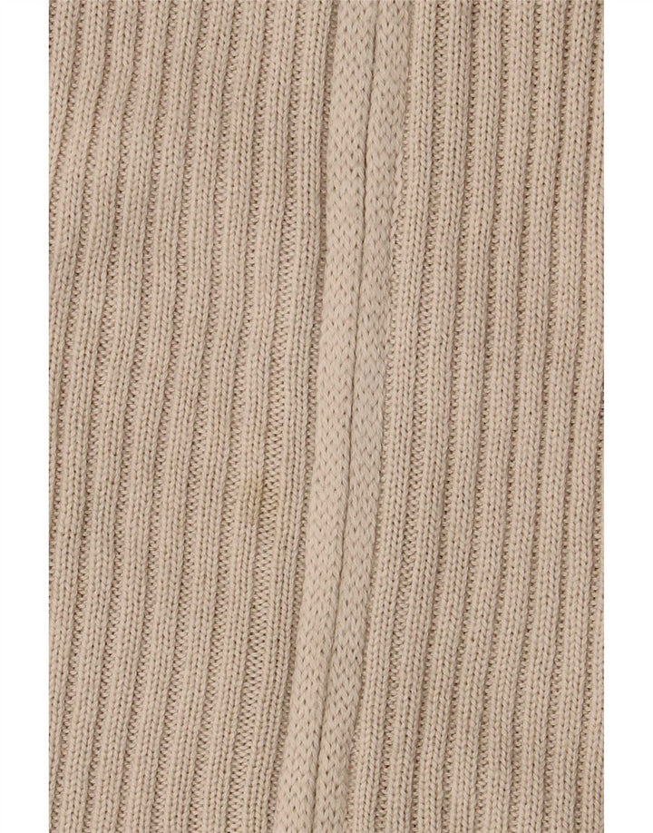 Armani Jungen-Cardigan-Pullover 11-12 Jahre Beige Schurwolle