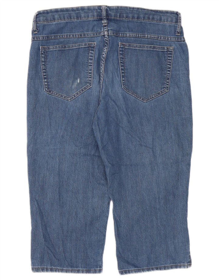Lee Damen Riders Capri-Jeans W34 L18 Blau