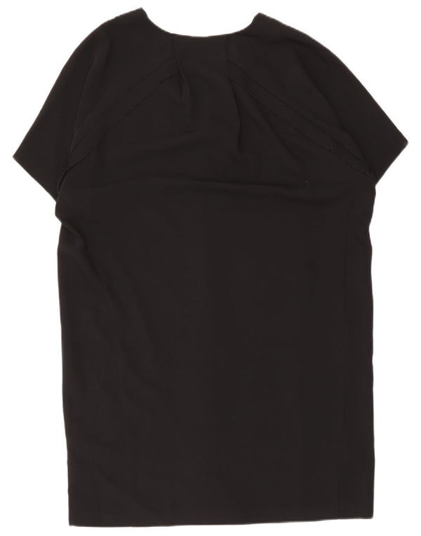 Whistles Damen-Overall-Etuikleid, UK-Größe 12, Mittelschwarz, Polyester