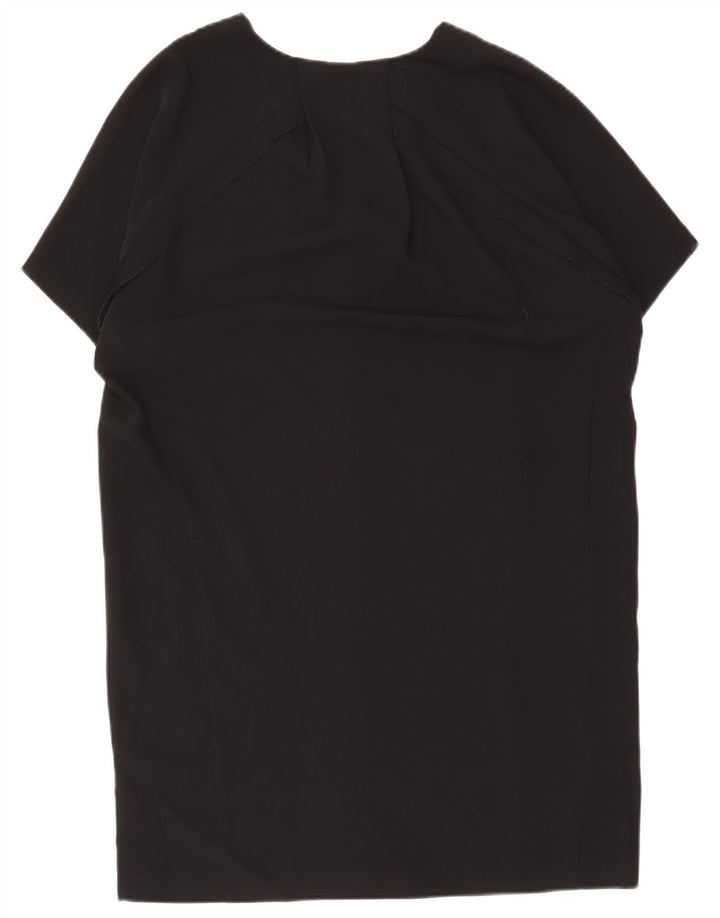 Whistles Damen-Overall-Etuikleid, UK-Größe 12, Mittelschwarz, Polyester