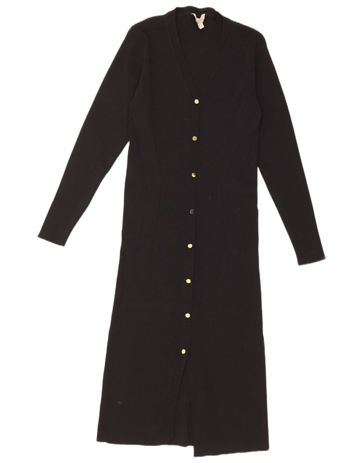 Coast Damen-Pulloverkleid, Gr. 46, Größe L, aus schwarzem Nylon