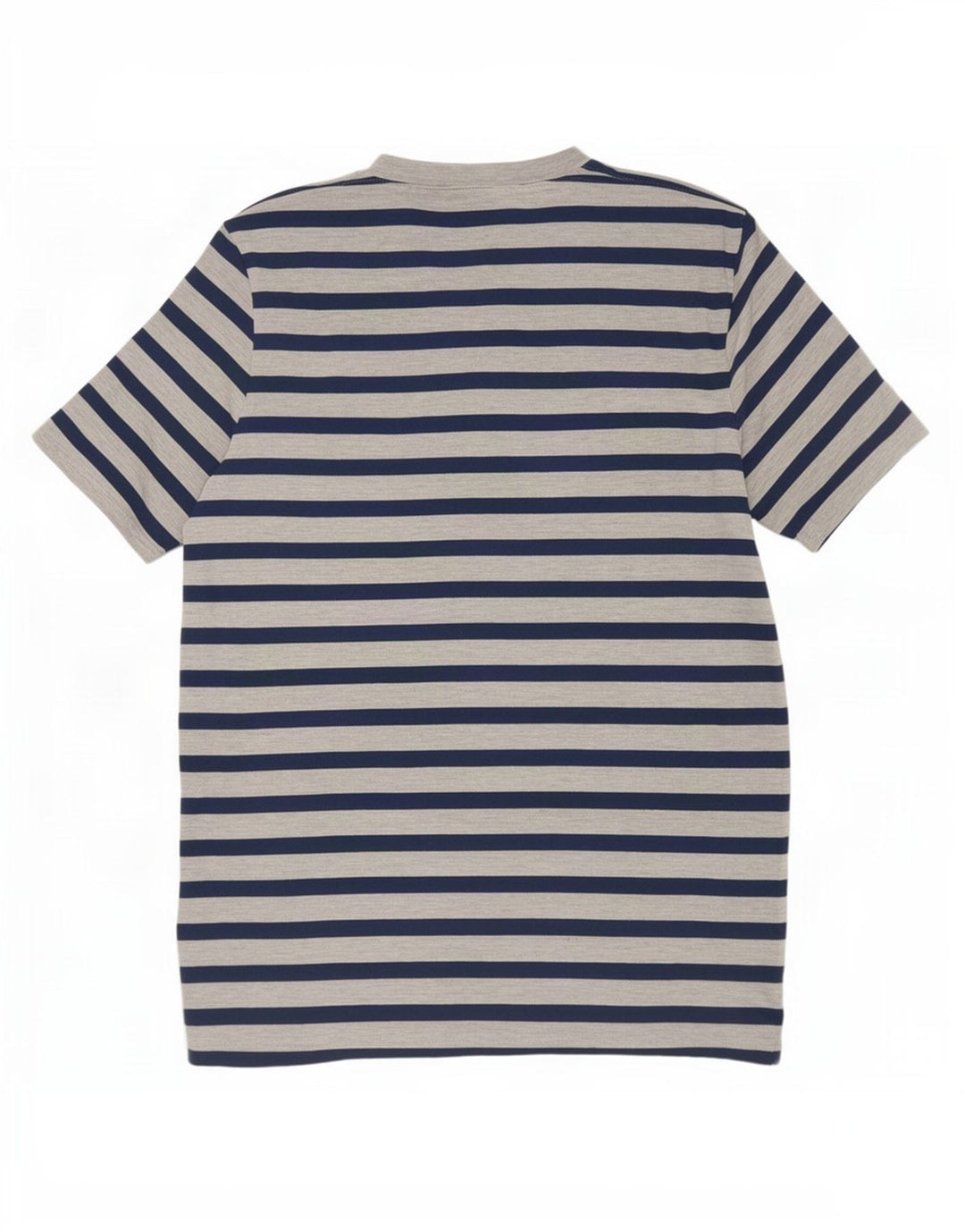 Carhartt Herren T-Shirt-Oberteil aus mittelgrauer, gestreifter Baumwolle