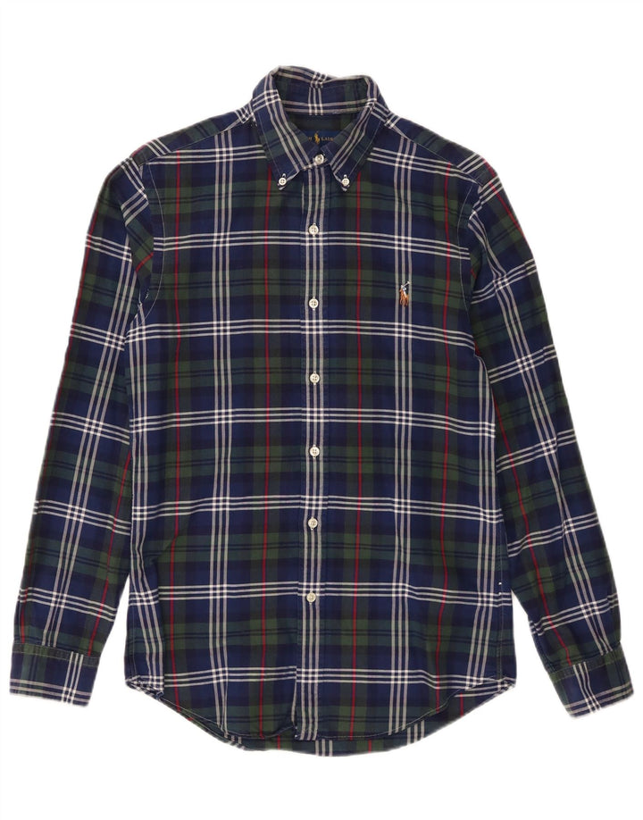 Ralph Lauren Slim-Fit-Hemd für Herren, klein, mehrfarbig, kariert, Baumwolle