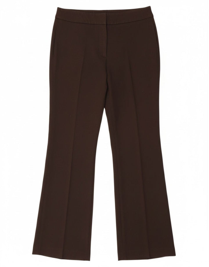 Max Mara Damen Weekend Bootcut Anzughose UK 8 Small W27 L30 Braun