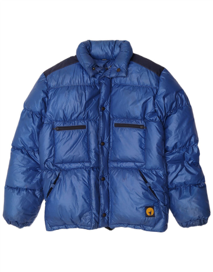 Ciesse Piumini Herren-Jacke mit Kapuze, gepolstert, Größe 40, Blau