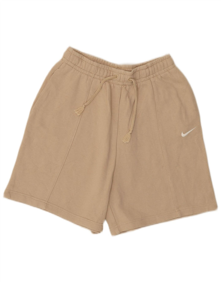 Nike Herren-Sportshorts, Größe S, Beige, Baumwolle