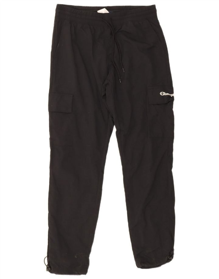 Champion Herren-Cargo-Trainingshose, groß, aus schwarzem Polyester