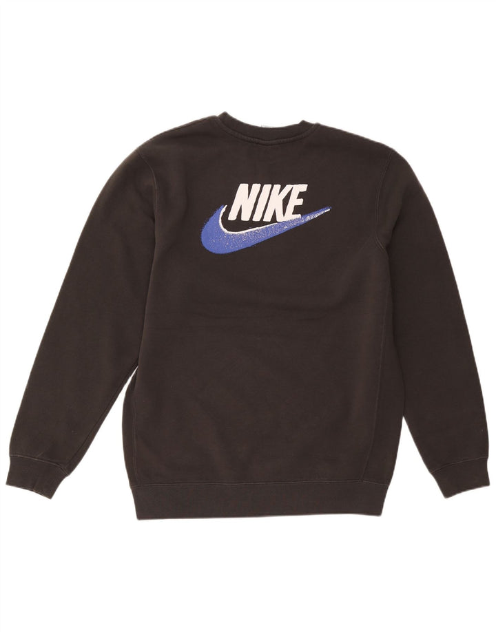 Nike Herren-Sweatshirt mit Grafik, Mittelschwarzes Polyester