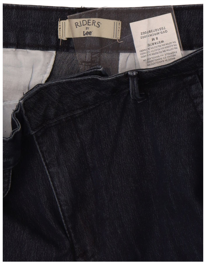 Lee Womens Riders Denim Shorts US 8 Medium W30 Marineblaue Baumwolle