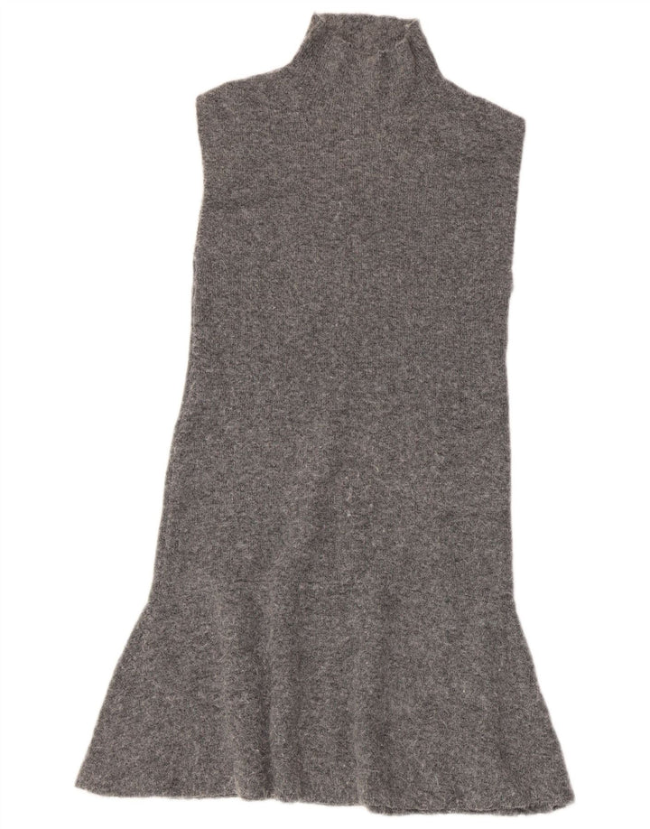 Ärmelloses Pulloverkleid für Damen von Zara, Größe S, Größe S, Grau, Polyester