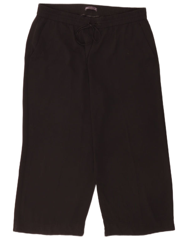 Marks & Spencer Damen-Chinohose mit hoher Taille, UK 20, 2XL, W38, L26, Schwarz