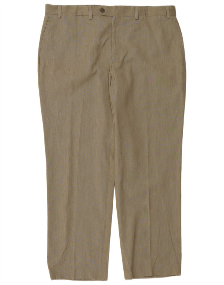 RALPH LAUREN Gerade Herren-Anzughose W38 L30 Beige Polyester