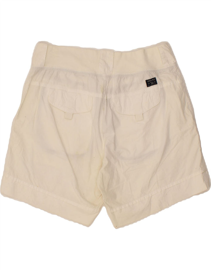 WOOLRICH Womens Chino Shorts W31 Large  White Vintage Woolrich and Second-Hand Woolrich from Messina Hembry 