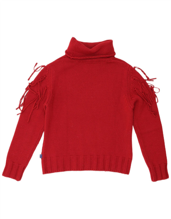 BYBLOS Rollkragenpullover für Damen, UK 12, mittlere Burgunderwolle