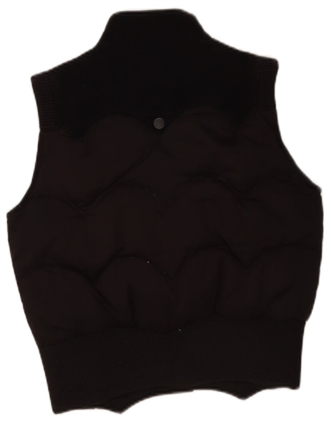 Levi's Damen Crop Padded Gilet UK 10 Small Schwarz Polyester