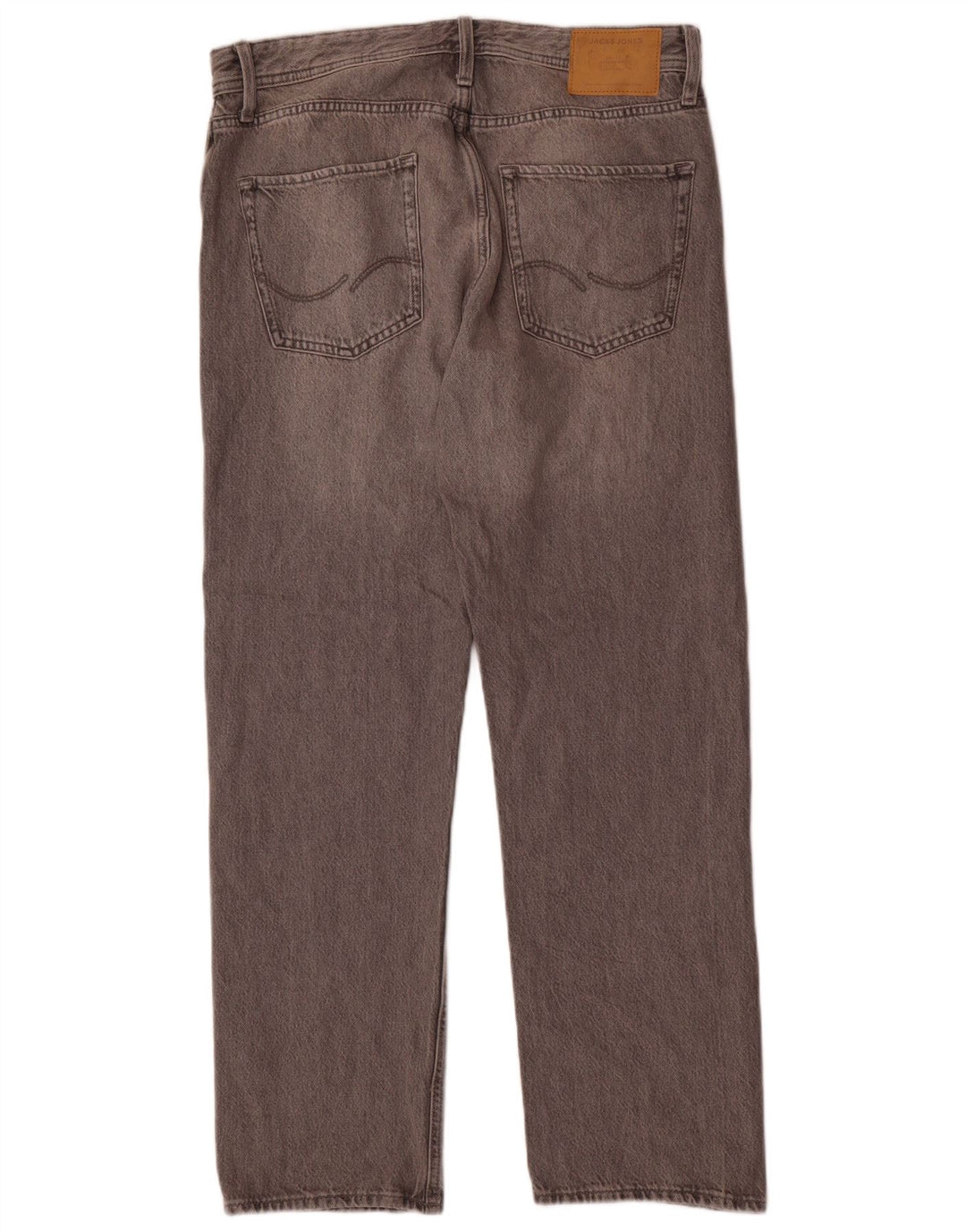 Jack & Jones Mens Slim Jeans W33 L32 Grey Cotton