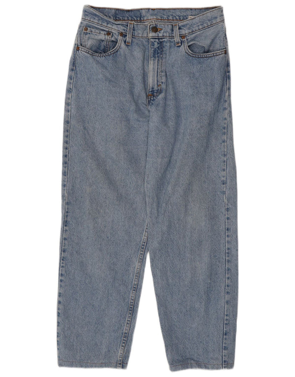 Levi's Damen Tapered Jeans US 13 Large W32 L27 Blaue Baumwolle