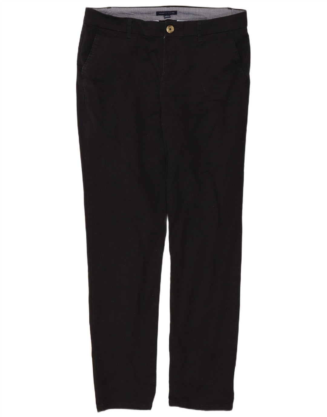 Tommy Hilfiger Damen Skinny Chino-Hose US 6 Medium W32 L29 Schwarz